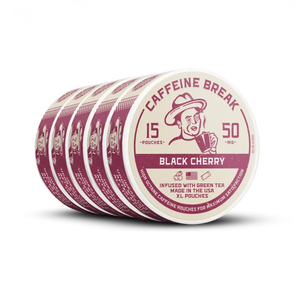 Black Cherry Caffeine Pouches