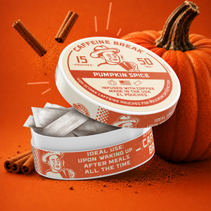 Pumpkin Spice Caffeine Pouches